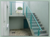 External Painted Metal Rod Balustrade