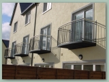 Curved Wall Mounted Balcony