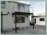 Balcony With Glass Balustrade